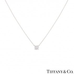 Tiffany & Co. Platinum Diamond Pendant 0.94ct E/VVS2 Tiffany & Co. Platinum Diamond Pendant 0.94ct E/VVS2